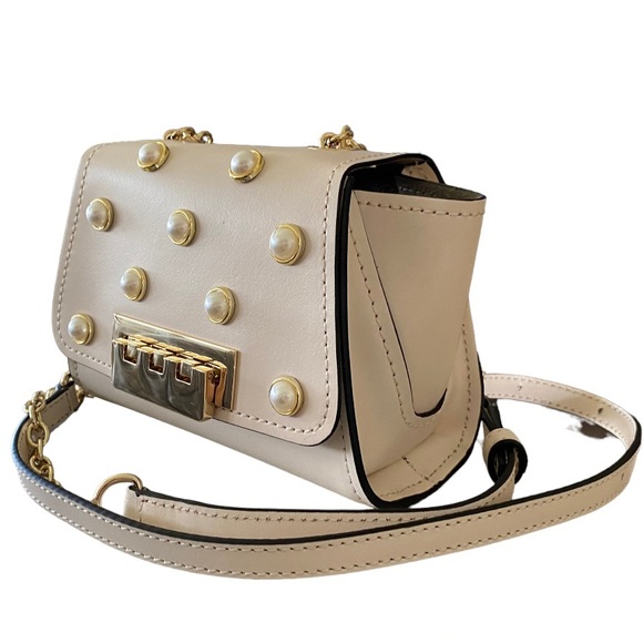 💐11 x HOST PICK💐 NWT ZAC Zac Posen Leather Eartha Mini Chain Crossbody - Picture 4 of 12